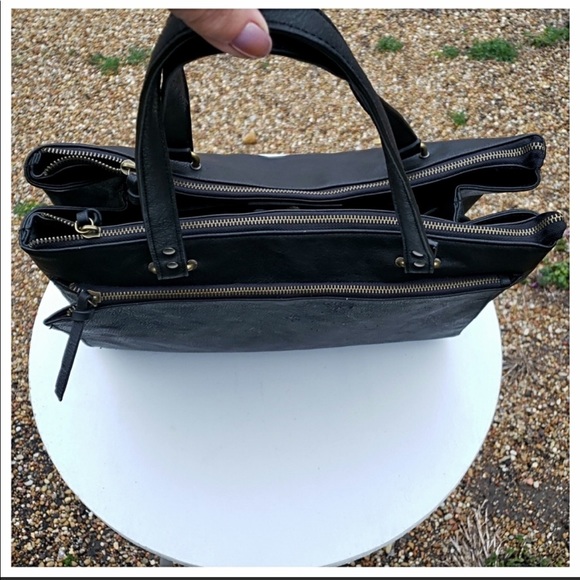 Free People Vegan Leather Laptop Bag - Picture 2 of 13